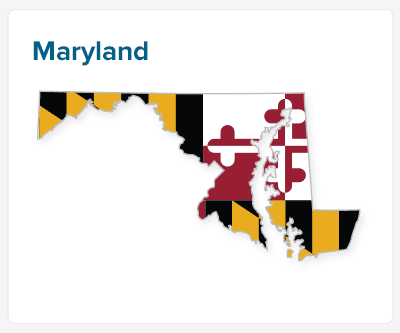 maryland health insurance map